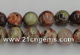 CRA151 15.5 inches 10mm round rainforest agate beads wholesale