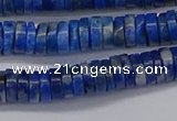 CRB1027 15.5 inches 2*6mm heishi lapis lazuli beads wholesale