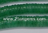 CRB1032 15.5 inches 2*6mm heishi green aventurine beads wholesale