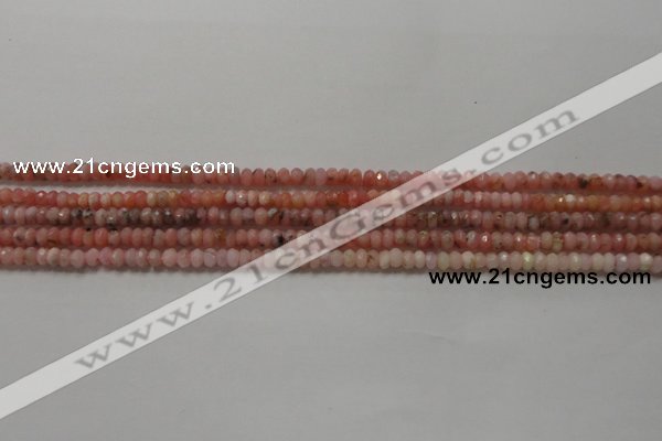 CRB110 15.5 inches 2.5*4mm faceted rondelle opal gemstone beads