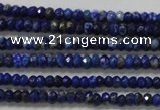 CRB111 15.5 inches 2.5*4mm faceted rondelle sodalite gemstone beads