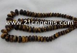 CRB1115 15.5 inches 5*8mm - 9*18mm rondelle tiger eye beads