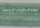 CRB115 15.5 inches 3*4.5mm faceted rondelle amazonite beads