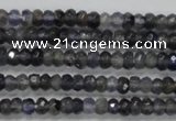 CRB117 15.5 inches 3*5mm faceted rondelle kyanite beads