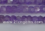 CRB1274 15.5 inches 4*6mm faceted rondelle lavender amethyst beads