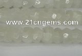 CRB1278 15.5 inches 4*6mm faceted rondelle white moonstone beads