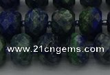 CRB1454 15.5 inches 8*10mm faceted rondelle chrysocolla beads