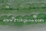 CRB1459 15.5 inches 5*8mm faceted rondelle green fluorite beads