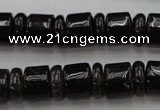 CRB150 15.5 inches 6*12mm & 10*12mm rondelle smoky quartz beads