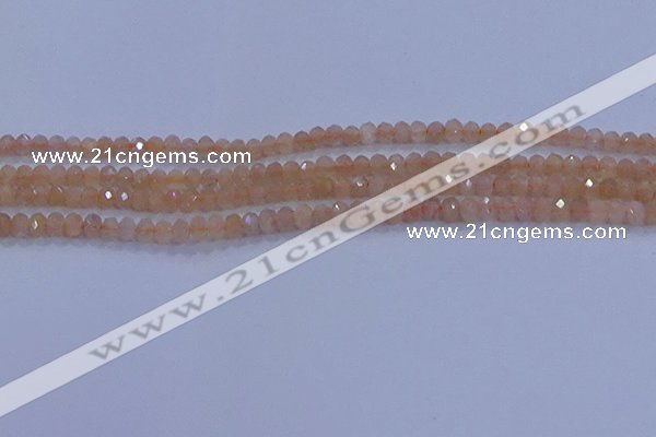 CRB1866 15.5 inches 2*3mm faceted rondelle moonstone beads