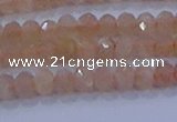 CRB1867 15.5 inches 2.5*4mm faceted rondelle moonstone beads