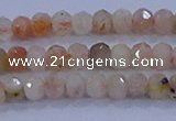 CRB1869 15.5 inches 2*3mm faceted rondelle sunstone beads