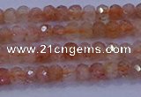 CRB1872 15.5 inches 2*3mm faceted rondelle sunstone beads