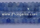 CRB1890 15.5 inches 2*3mm faceted rondelle aquamarine beads