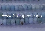 CRB1893 15.5 inches 2*3mm faceted rondelle larimar beads