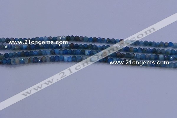 CRB1897 15.5 inches 2*3mm faceted rondelle apatite beads