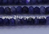 CRB1904 15.5 inches 2.5*4mm faceted rondelle sapphire beads