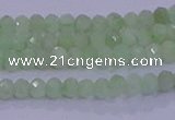 CRB1912 15.5 inches 2*3mm faceted rondelle green opal beads