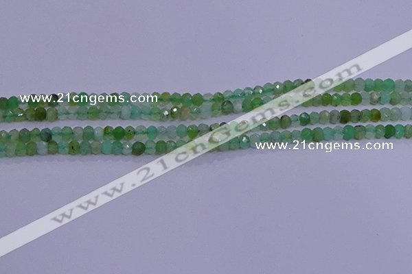 CRB1915 15.5 inches 2*3mm faceted rondelle Australia chrysoprase beads