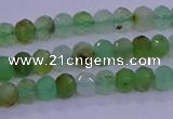 CRB1916 15.5 inches 2.5*4mm faceted rondelle Australia chrysoprase beads