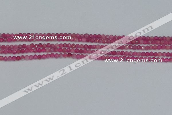 CRB1935 15.5 inches 2*3mm faceted rondelle pink tourmaline beads