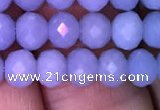 CRB1983 15.5 inches 4*6mm faceted rondelle blue angel skin gemstone beads