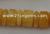 CRB201 15.5 inches 6*18mm - 13*18mm rondelle calcite gemstone beads