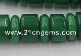 CRB202 15.5 inches 6*18mm - 13*18mm rondelle green aventurine beads