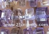 CRB2156 15.5 inches 9mm - 10mm faceted tyre ametrine beads