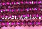 CRB2212 15.5 inches 2*3mm faceted rondelle garnet beads wholesale