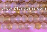 CRB2216 15.5 inches 2*3mm faceted rondelle yellow opal beads