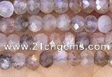 CRB2219 15.5 inches 2*3mm faceted rondelle moonstone beads