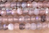 CRB2220 15.5 inches 2*3mm faceted rondelle moonstone beads