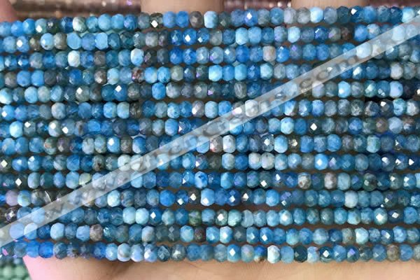 CRB2233 15.5 inches 2*3mm faceted rondelle apatite beads