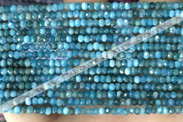 CRB2245 15.5 inches 2*3mm faceted rondelle apatite beads