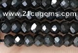 CRB2246 15.5 inches 2*3mm faceted rondelle obsidian beads