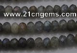 CRB225 15.5 inches 2.5*4mm faceted rondelle AB-color labradorite beads