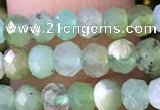 CRB2259 15.5 inches 3*5mm faceted rondelle Australia chrysoprase beads