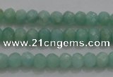 CRB226 15.5 inches 2.5*4mm faceted rondelle amazonite beads