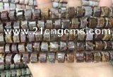 CRB2305 15.5 inches 7mm - 8mm faceted tyre pietersite beads