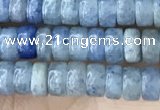 CRB2553 15.5 inches 2*4mm heishi blue aventurine beads wholesale