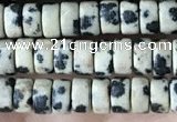 CRB2567 15.5 inches 2*4mm heishi dalmatian jasper beads wholesale