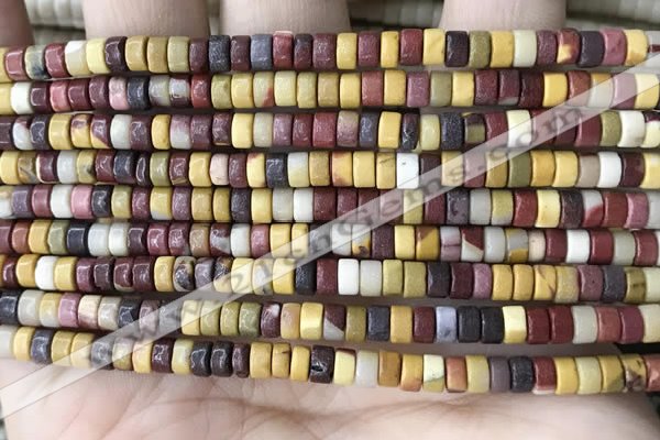 CRB2574 15.5 inches 2*4mm heishi mookaite beads wholesale