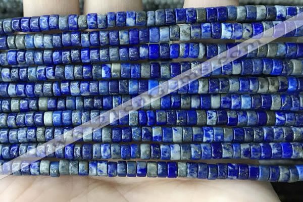 CRB2578 15.5 inches 2*4mm heishi lapis lazuli beads wholesale