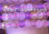 CRB2606 15.5 inches 2*3mm faceted rondelle mixed quartz beads