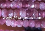 CRB2610 15.5 inches 2*3mm faceted rondelle ruby gemstone beads