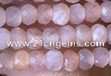 CRB2624 15.5 inches 2*3mm faceted rondelle moonstone beads