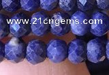 CRB2643 15.5 inches 3*4mm faceted rondelle sapphire beads wholesale