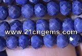 CRB2644 15.5 inches 2*3mm faceted rondelle sapphire gemstone beads