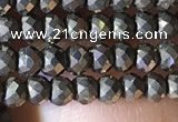 CRB2649 15.5 inches 2*3mm faceted rondelle pyrite beads wholesale